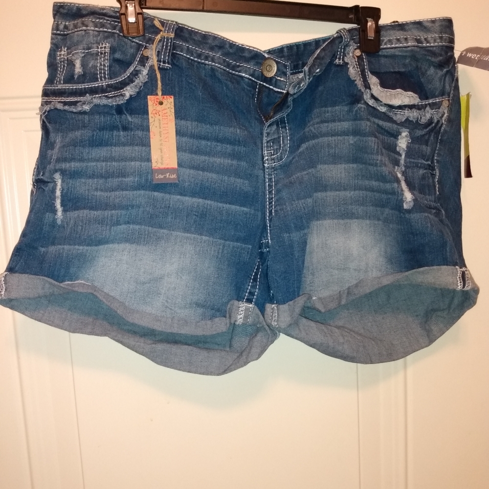 Wet seal plus size denim shorts size 24w